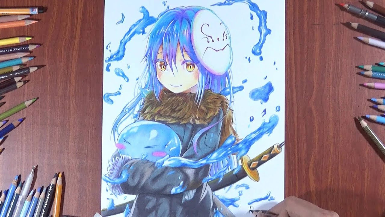 Drawing Rimuru Tempest ( Tensei Shitara Slime Datta Ken ) [ 転生したらスライムだった件 ]