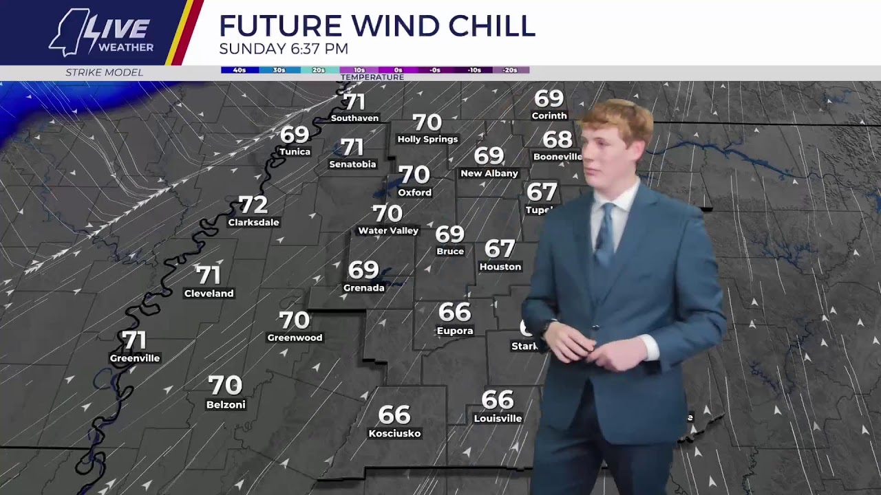 LIVE NOW at 6: Caleb is tracking out the incoming cold front and the chilly temperatures behind it