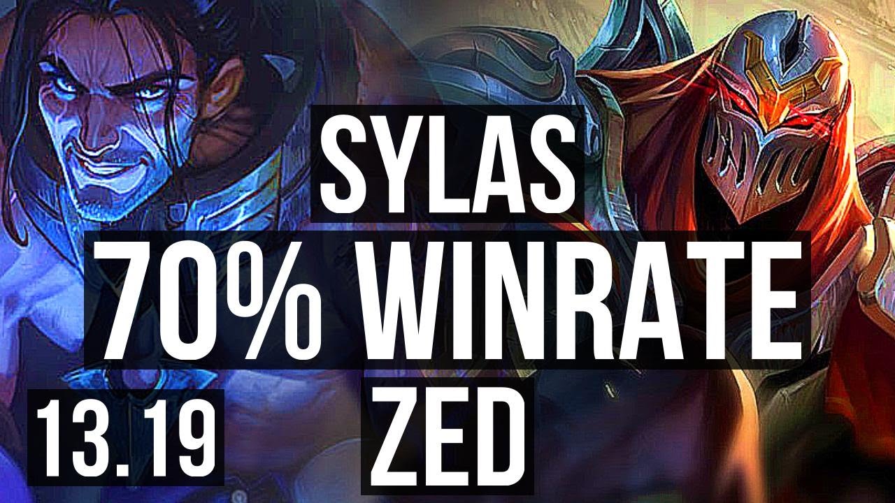 SYLAS vs ZED (MID) | 70% winrate, 8 solo kills | EUW Master | 13.19