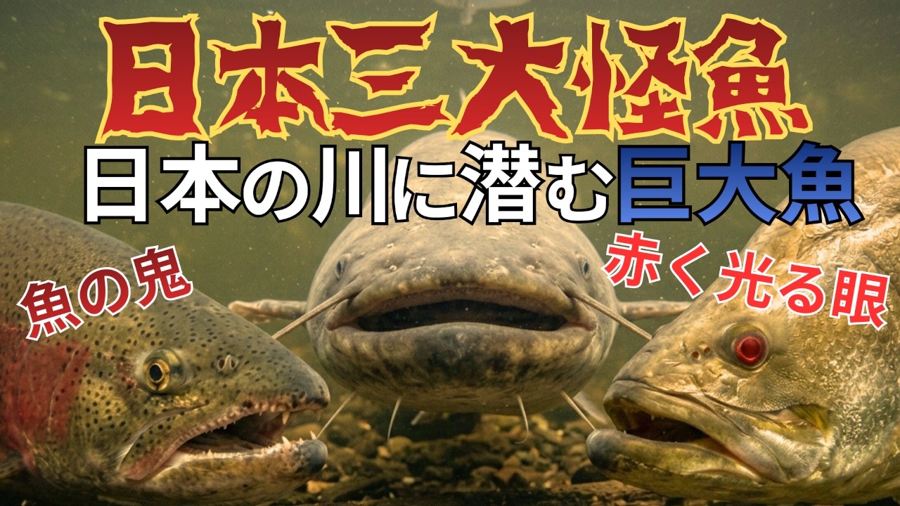 【実在する怪物】日本の怪魚3選、その魅力と異常な存在感【巨大魚】