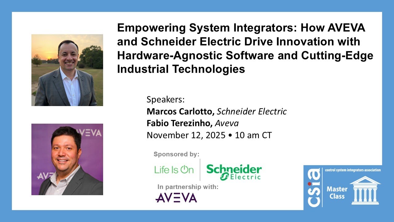 Empowering System Integrators: How AVEVA and Schneider Electric Drive Innovation
