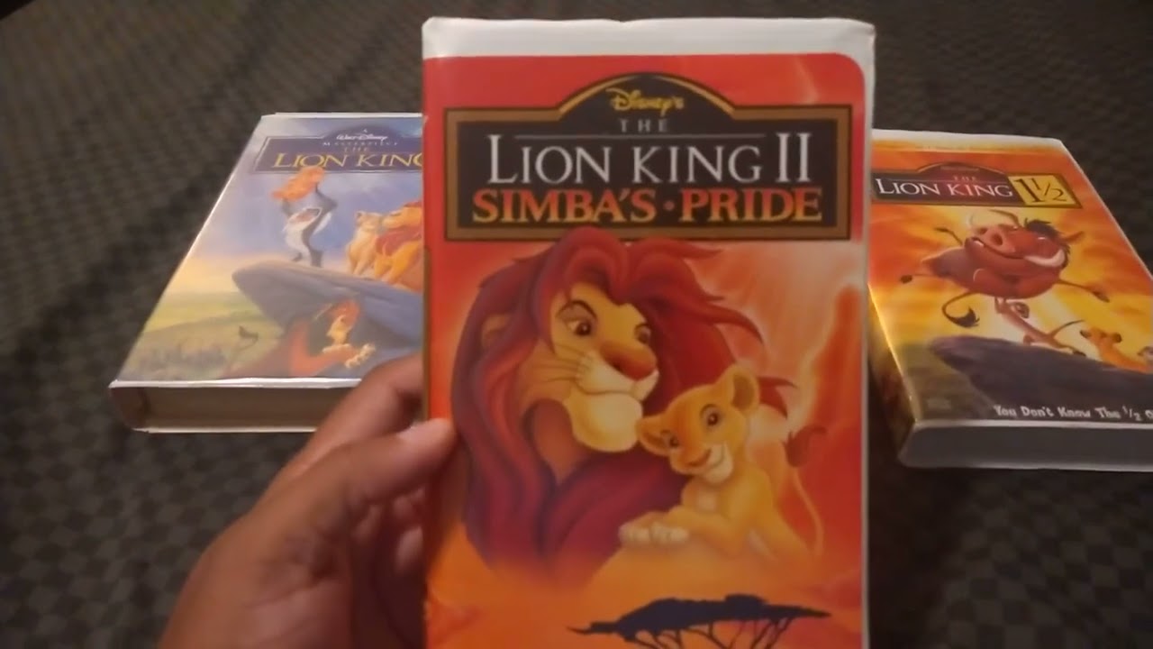 Walt Disney's The Lion King Trilogy VHS Collection
