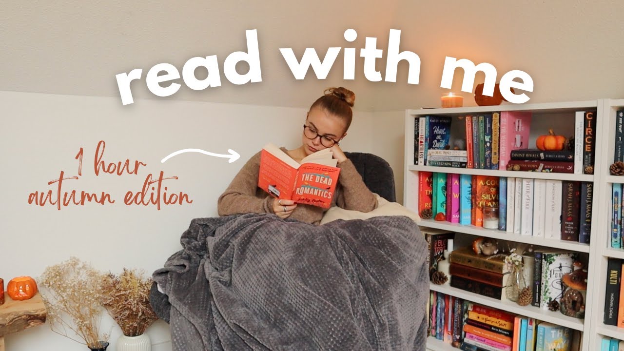 autumnal read with me 🍁 (1 hour of reading with cozy music)