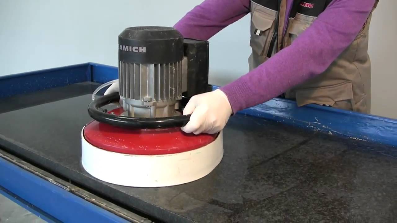 LEGEND COUNTER TOP - PLANETARY POLISHER FOR CPUNTERTOP STEPS EDGES NARROW AREA