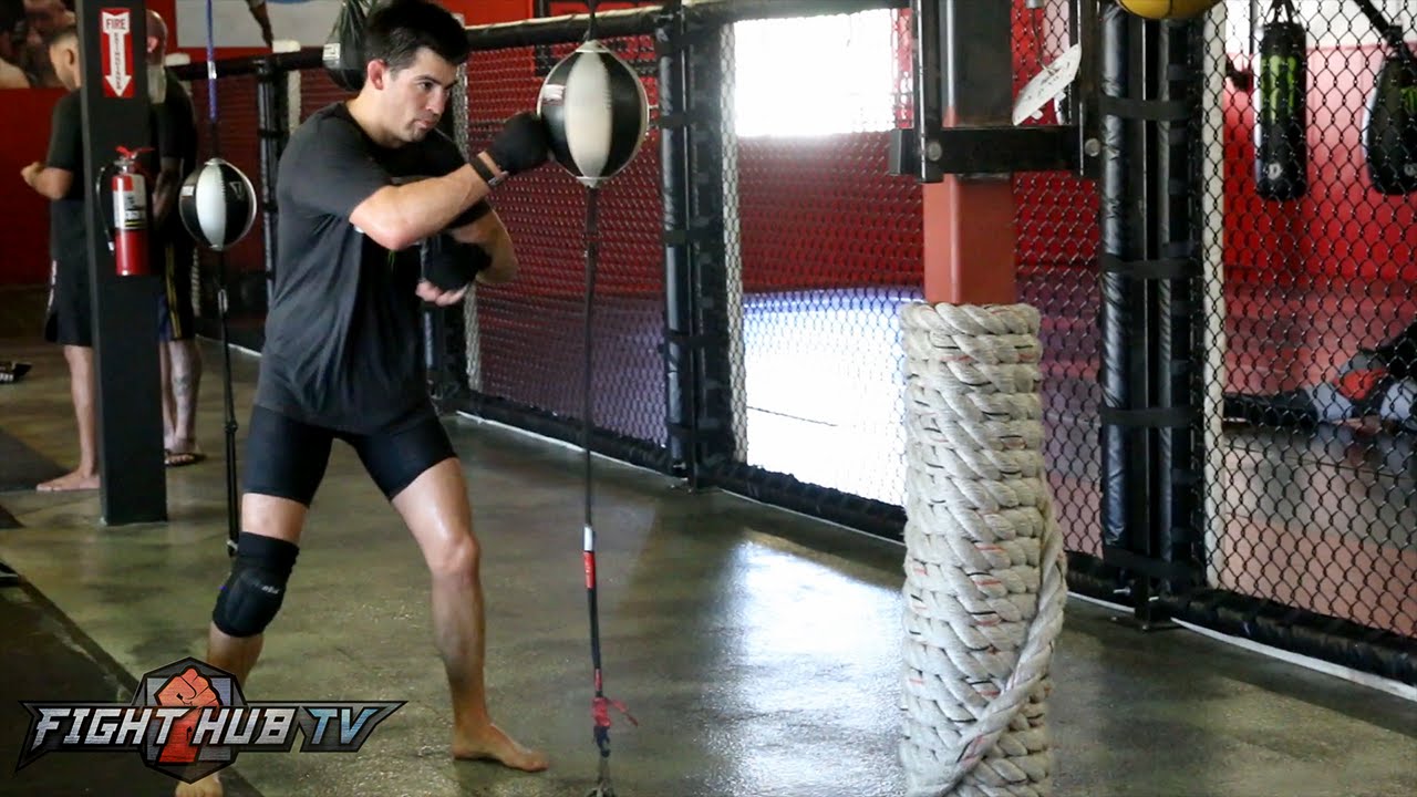 Dominick Cruz training after knee rehab - Dillashaw vs. Cruz fight video