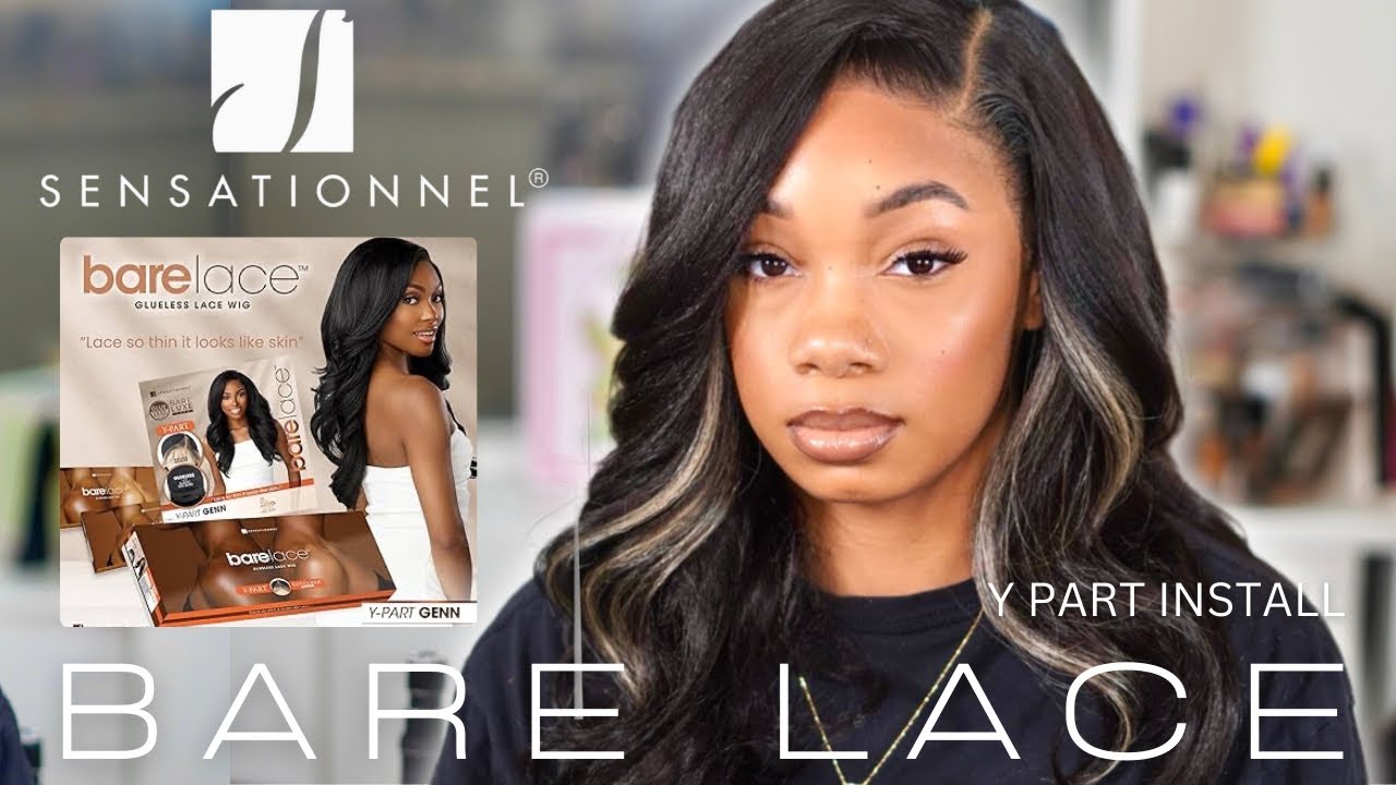 SENSATIONNEL BARE LACE: GENN Y PART WIG INSTALL FOR BEGINNERS | Imani E.