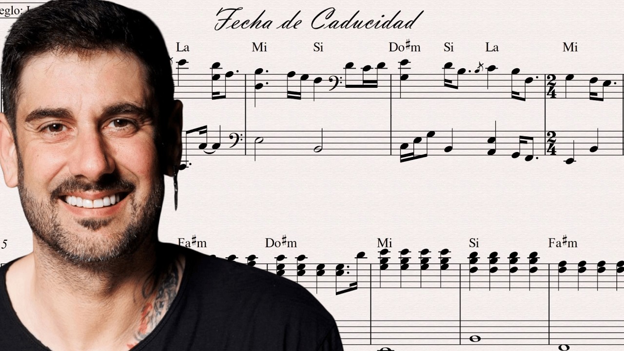 Melendi - Fecha de Caducidad | Partitura Piano Acompañamiento