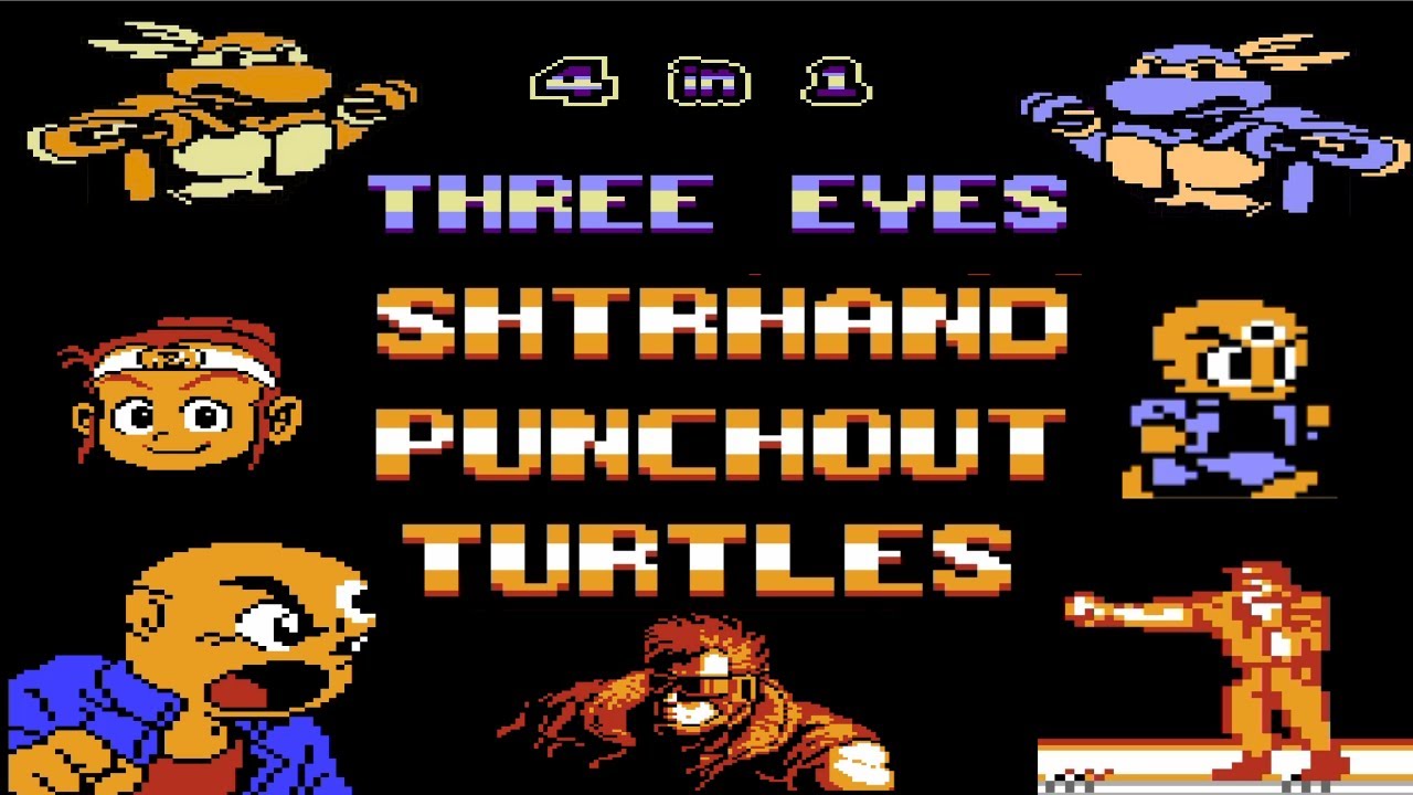 NES 4 in 1 Gameplay : Four Classic Games in One