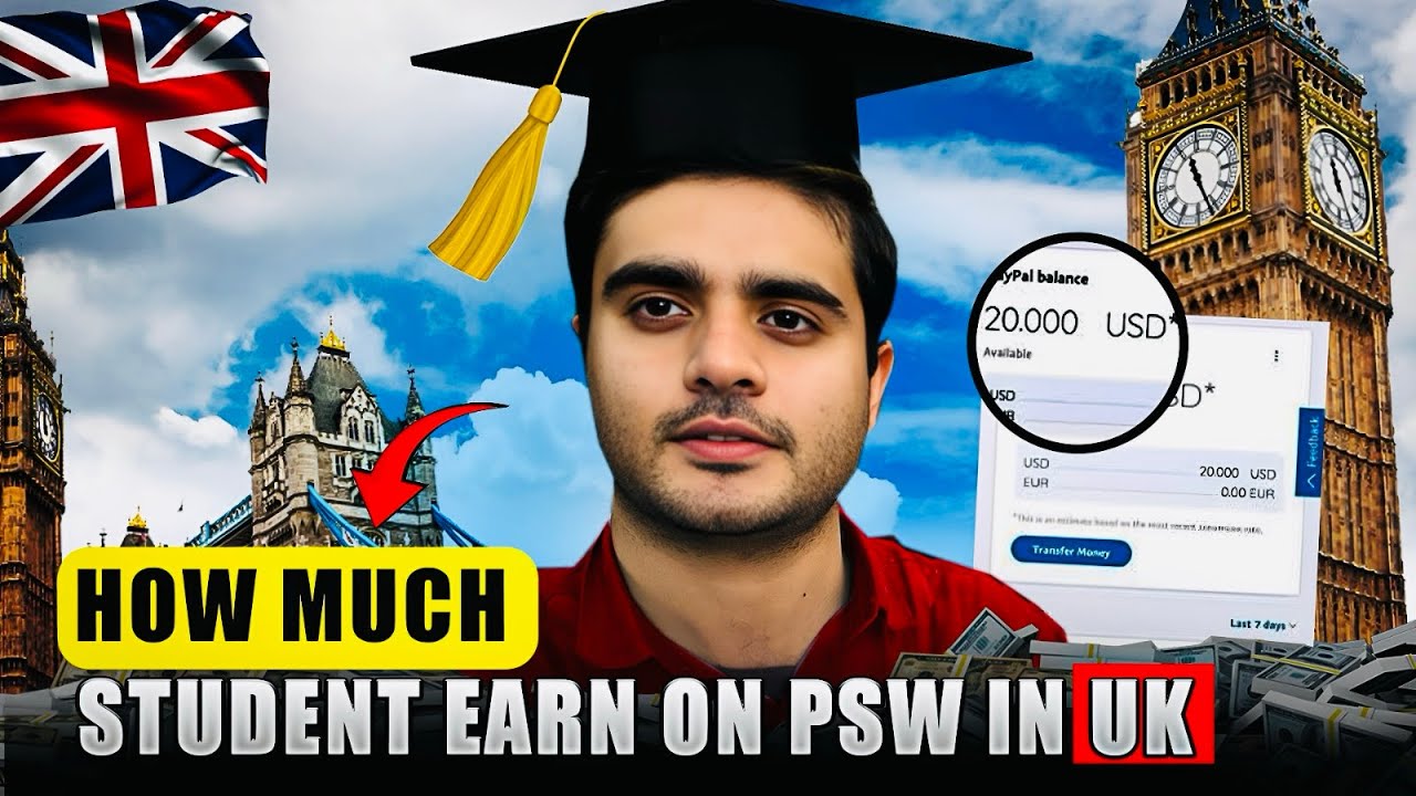 How much student can earn on PSW in UK🇬🇧 | Student Earnings on PSW in UK - #uk #earn