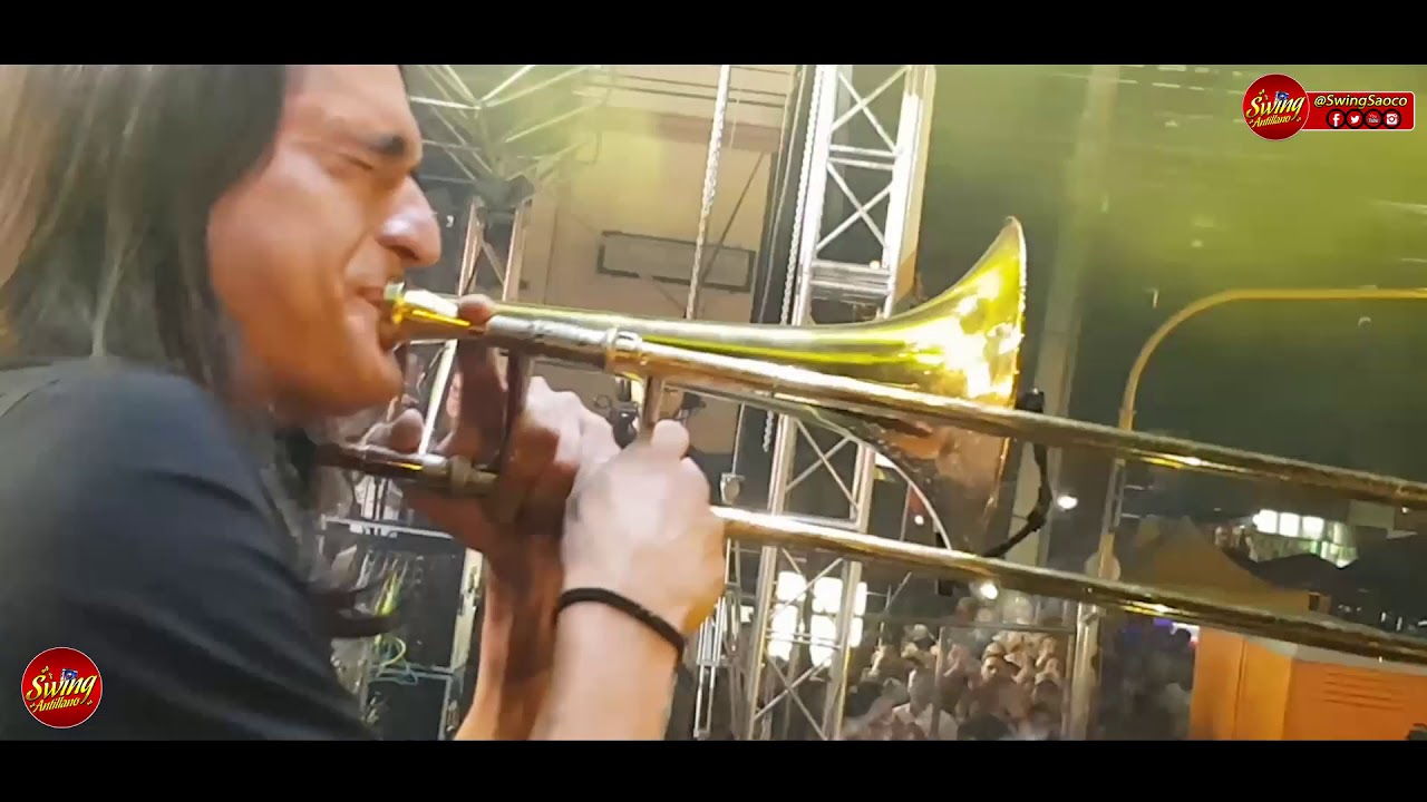 Solo de Trombón en el Grupo Niche..Edward Montoya en Fiestas de la Industria y El Comercio en Itagui