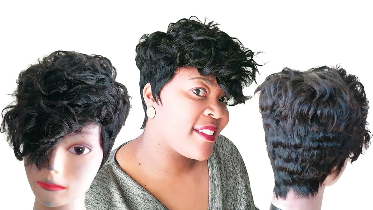 DIY | how to make Pixie  Cut Wig | 28 Piece Quick Weave