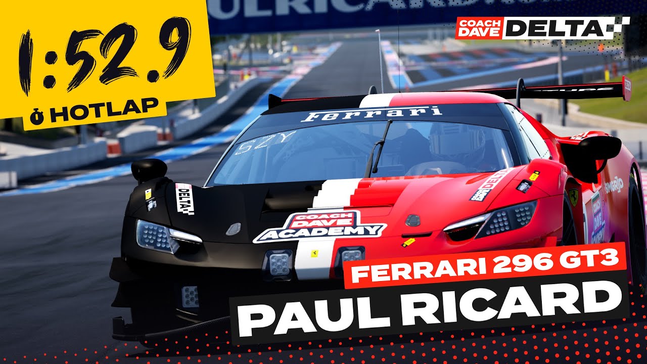 ACC Onboard Lap: Ferrari 296 GT3 at Paul Ricard CDA4 V2