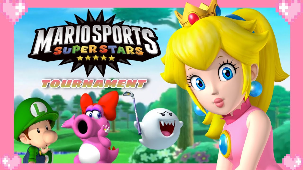💗 Mario Sports Superstars (Golf Tournament) Peach Gameplay 💗
