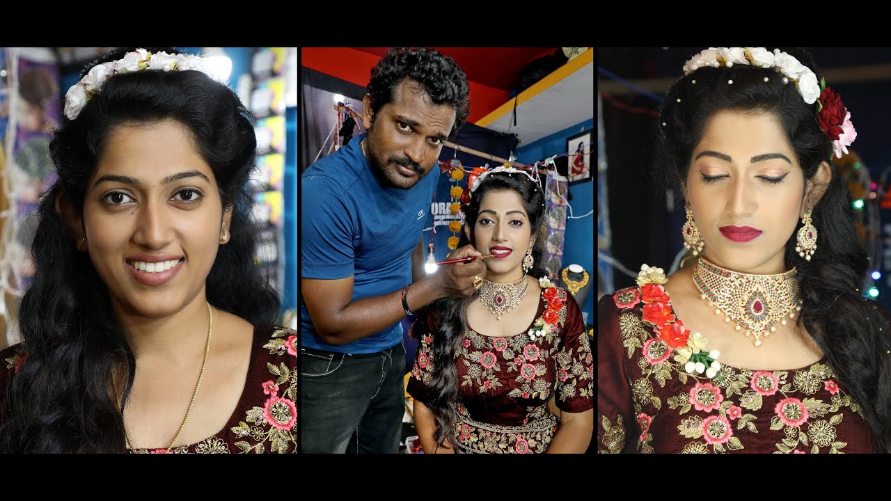 Bridal Makeover by Raghuvaran - Video 3 (Orange Bridal Makeup Studio)