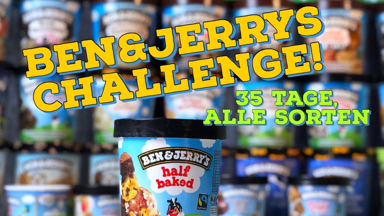 35 Tage Ben Jerrys Challenge - Ich Esse Alle Sorten Aus Deutschland | The Ice Cream Girl