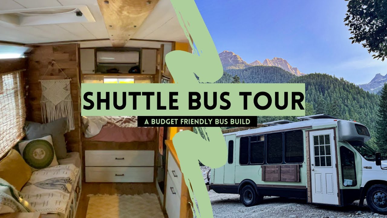 Shuttle Bus Conversion - Tiny Home Tour
