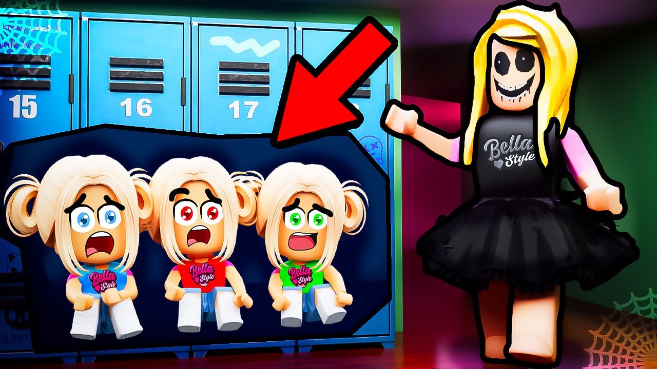 Nocowanie w Strasznej Szkole 😱 STRASZYW&Oacute;WKA #2 (Roblox Brookhaven)