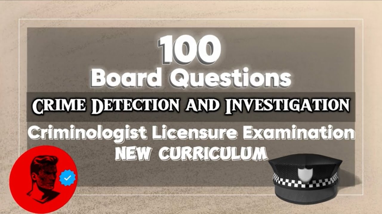 Part 1 CDI 100 CLE BOARD Questions | Crime Detection and Investigation | Study Smarter Not Harder
