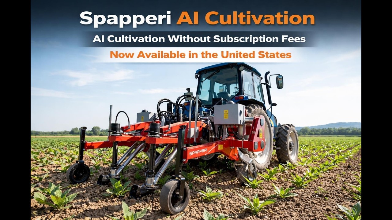 Spapperi SA-IA AI Cultivating Machine