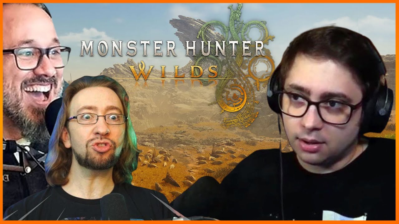 STREAMERS REAGINDO ao TRAILER de MONSTER HUNTER WILDS