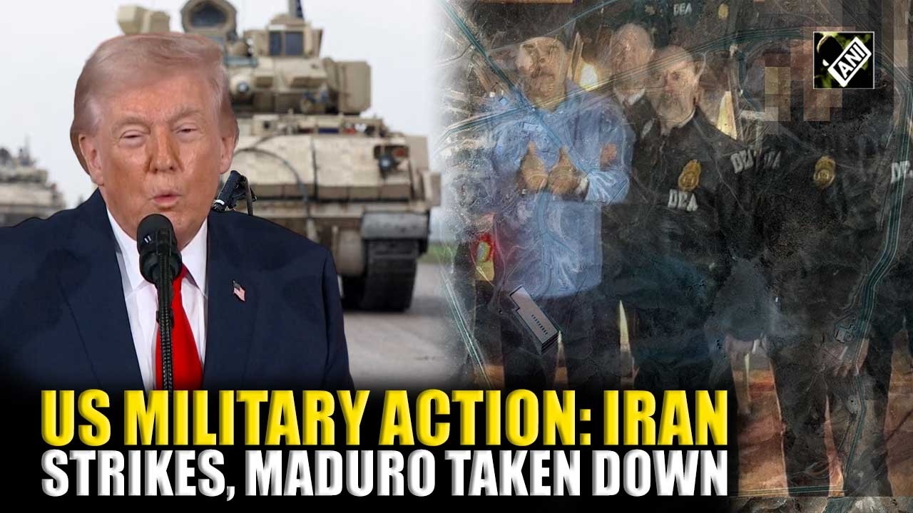 Us prez Trump highlights US Power as forces hit Iran and bring Maduro to face justice swiftly