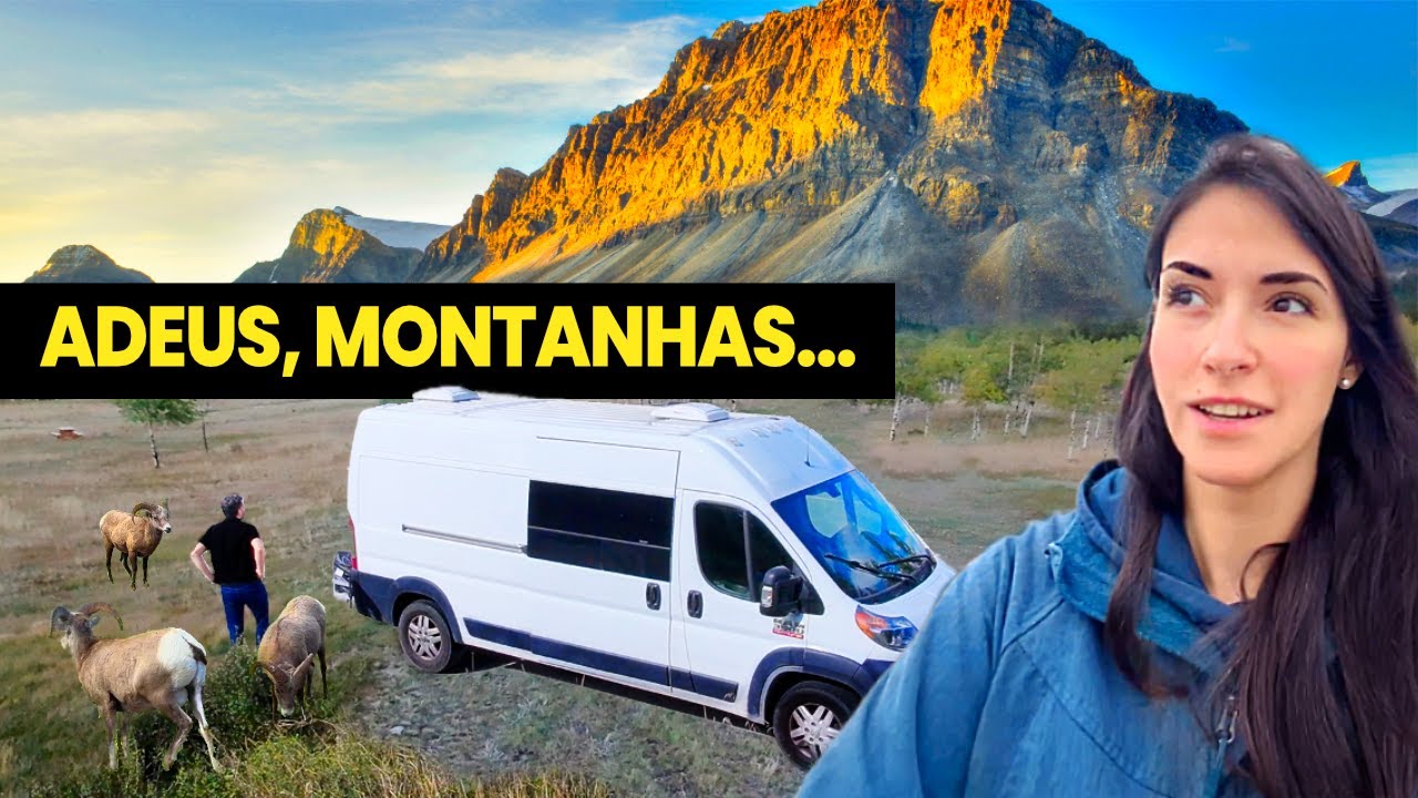 O Canadá esfriou! Viagem de MOTORHOME pelo vale canadense!