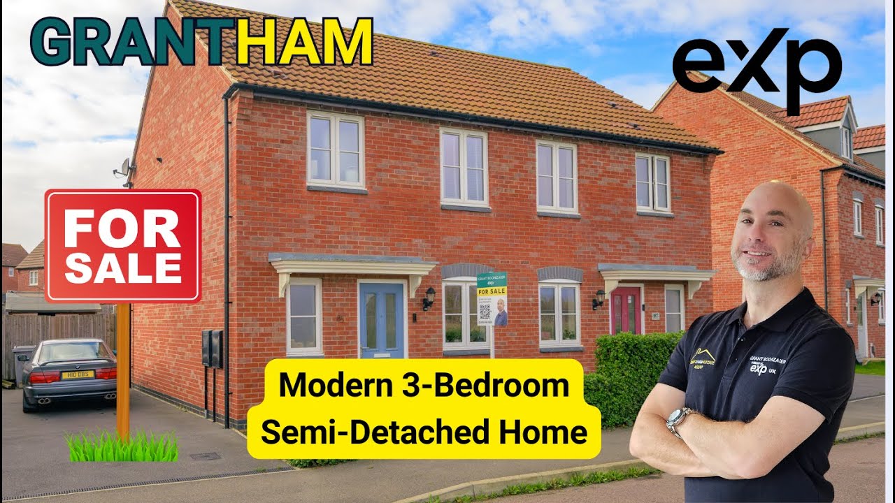 Modern 3-Bedroom Semi-Detached Grantham Home | Ideal for Young Families & First-Time Buyers