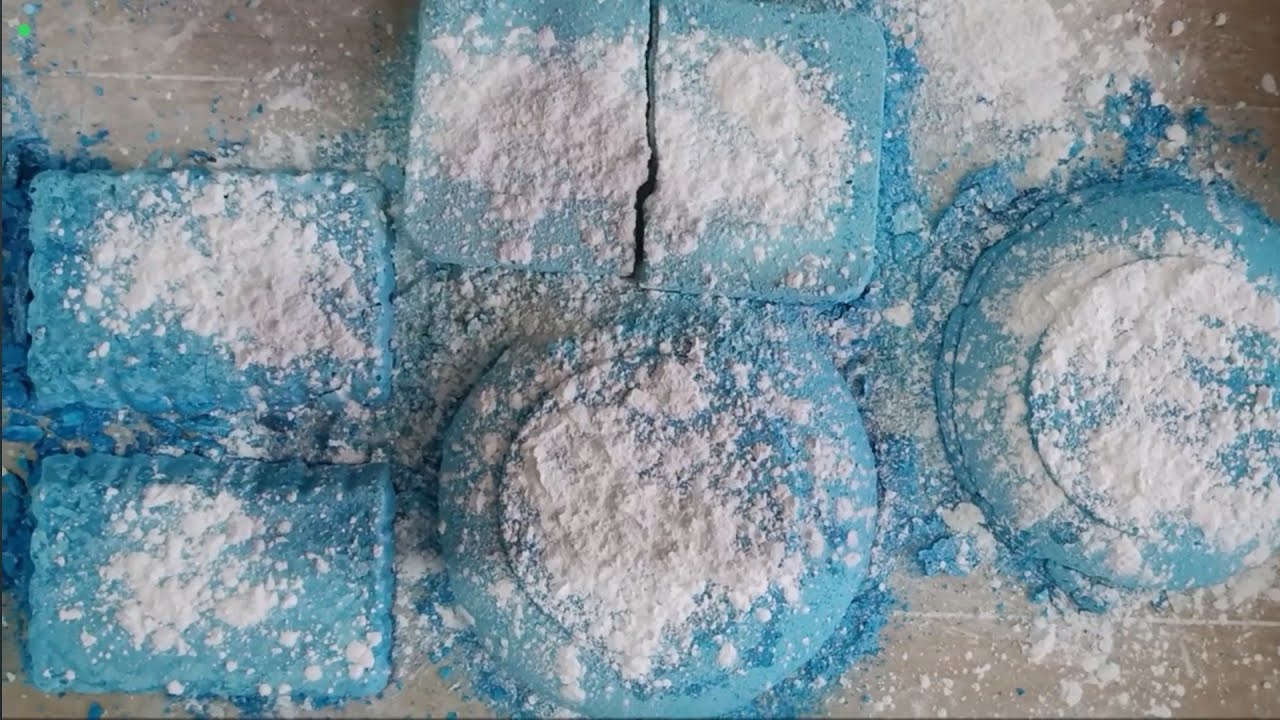 Blue chalk 💙💙#asmr chalk 