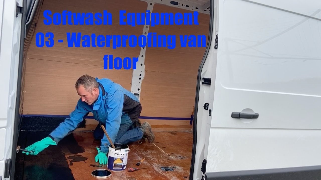 Softwashing equipment: Softwashing van – Part 3 – waterproofing