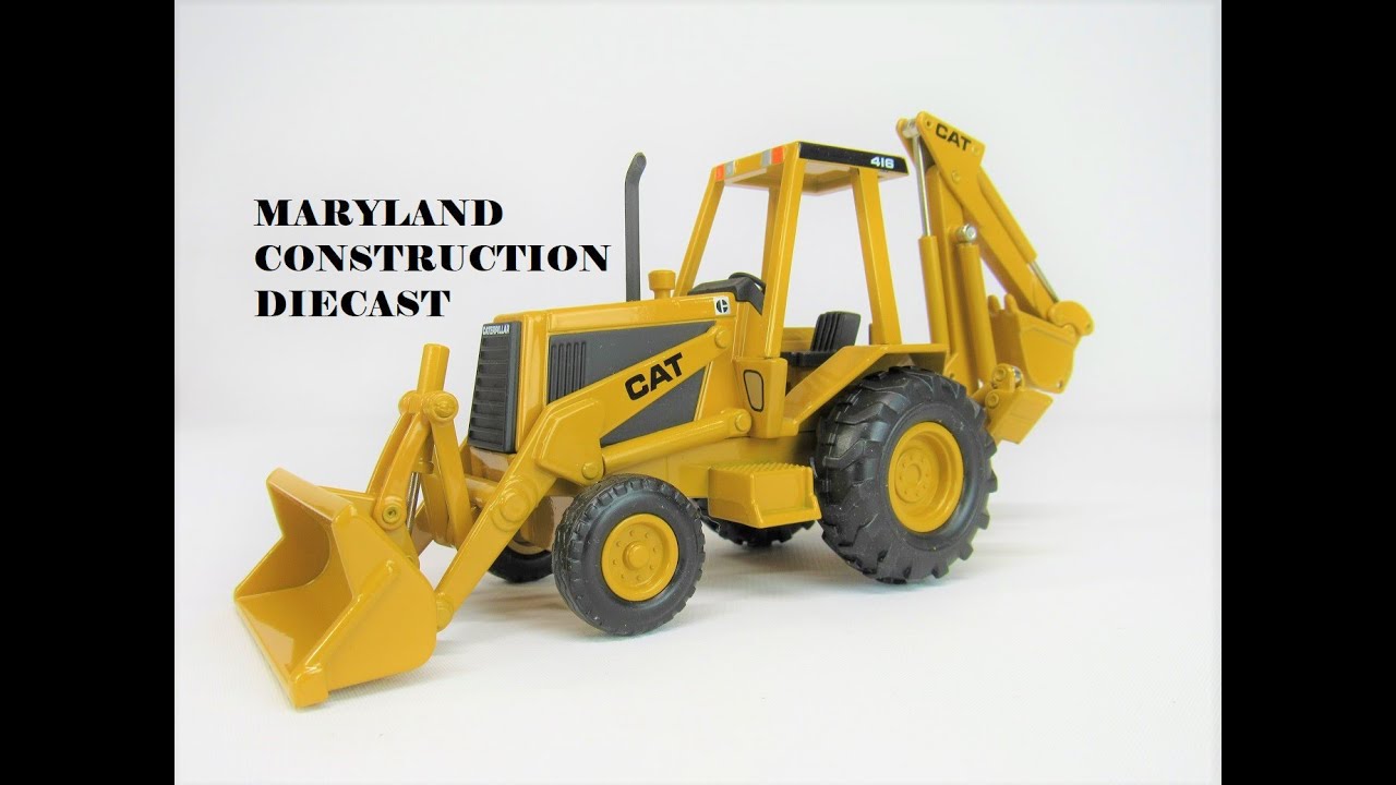 Caterpillar 416 Backhoe 1/32 Scale Diecast Model by Norscot