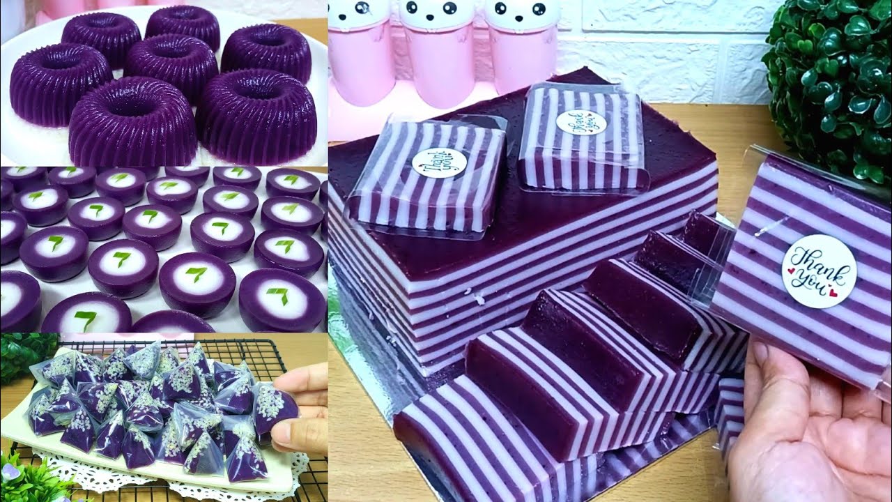 BANJIR CUAN‼️ANEKA RESEP KUE SERBA UNGU ENAK - DIBIKIN IDE JUALAN LARIS MANIS