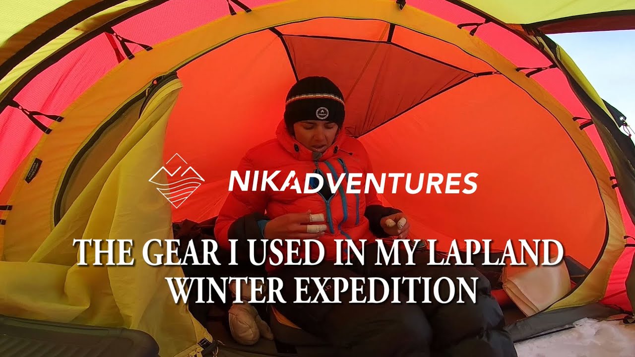 Gear for an unsupported winter expedition in Lapland