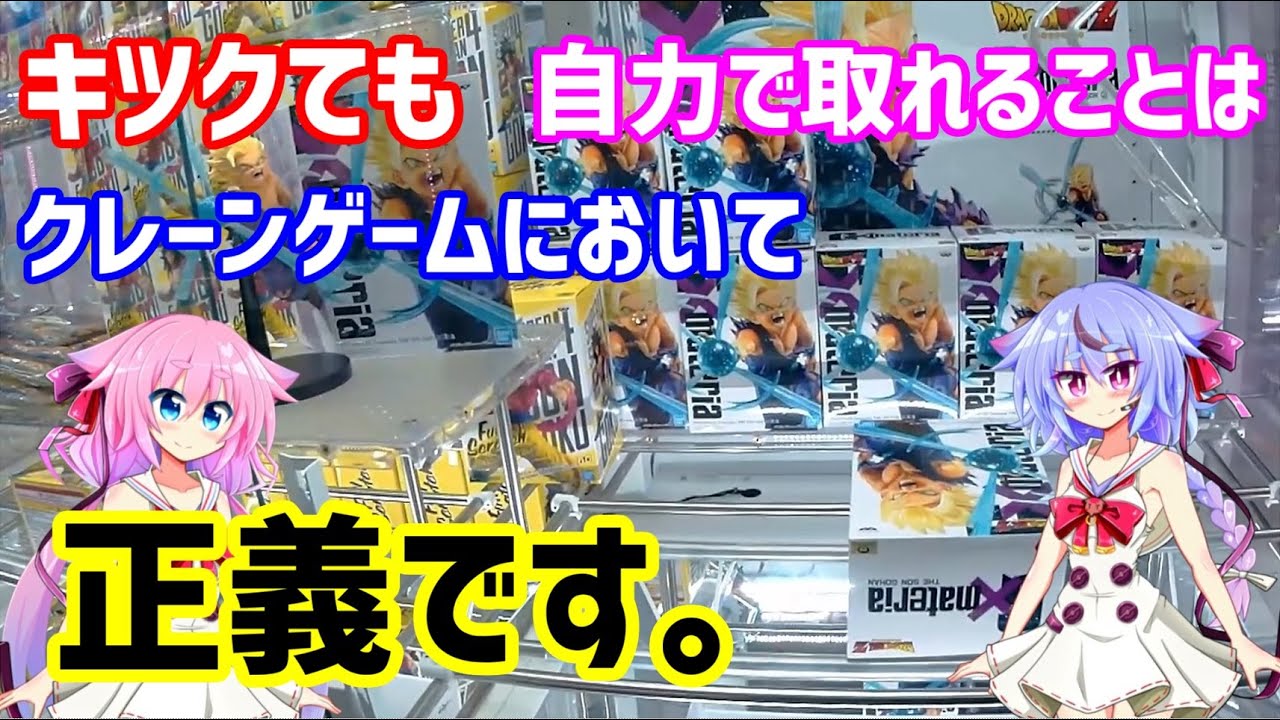 キツクても自力で取れるのは正義。【クレーンゲーム】