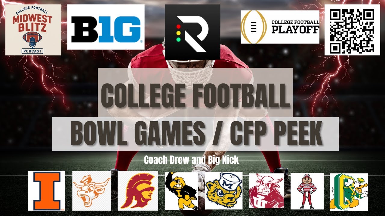 CFP 2nd Round Games Early Preview  *PLUS BOWL GAMES YOU SHOULD WATCH  Happy New Year!