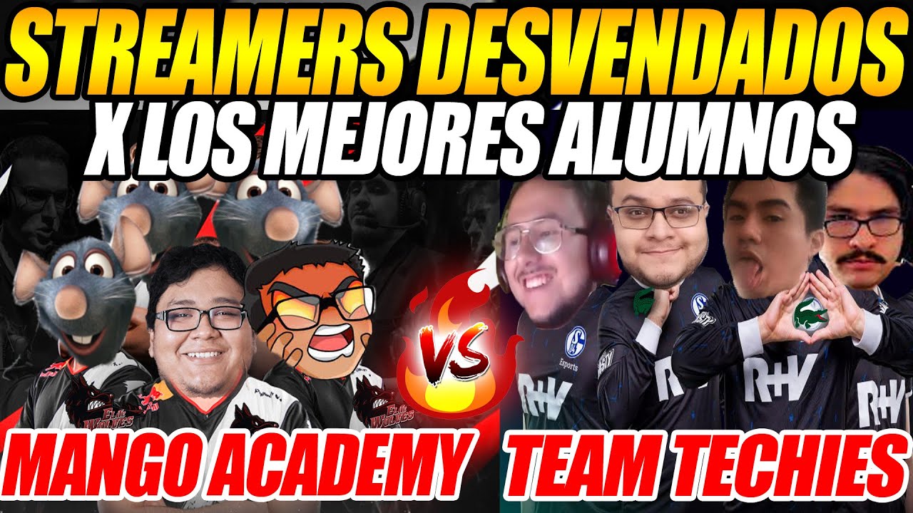 🔥ALUMNOS DESVENDAN A STREAMERS! FINAL MANGO ACADEMY VS TEAM TECHISOR, LOS MEJORES DE LA MANGO ACAD🔥