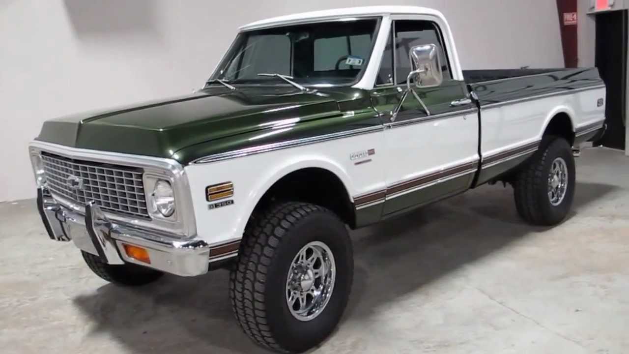 72 Chevy Cheyenne Super, 4 speed, a/c, 4x4, for sale in Texas, Sold