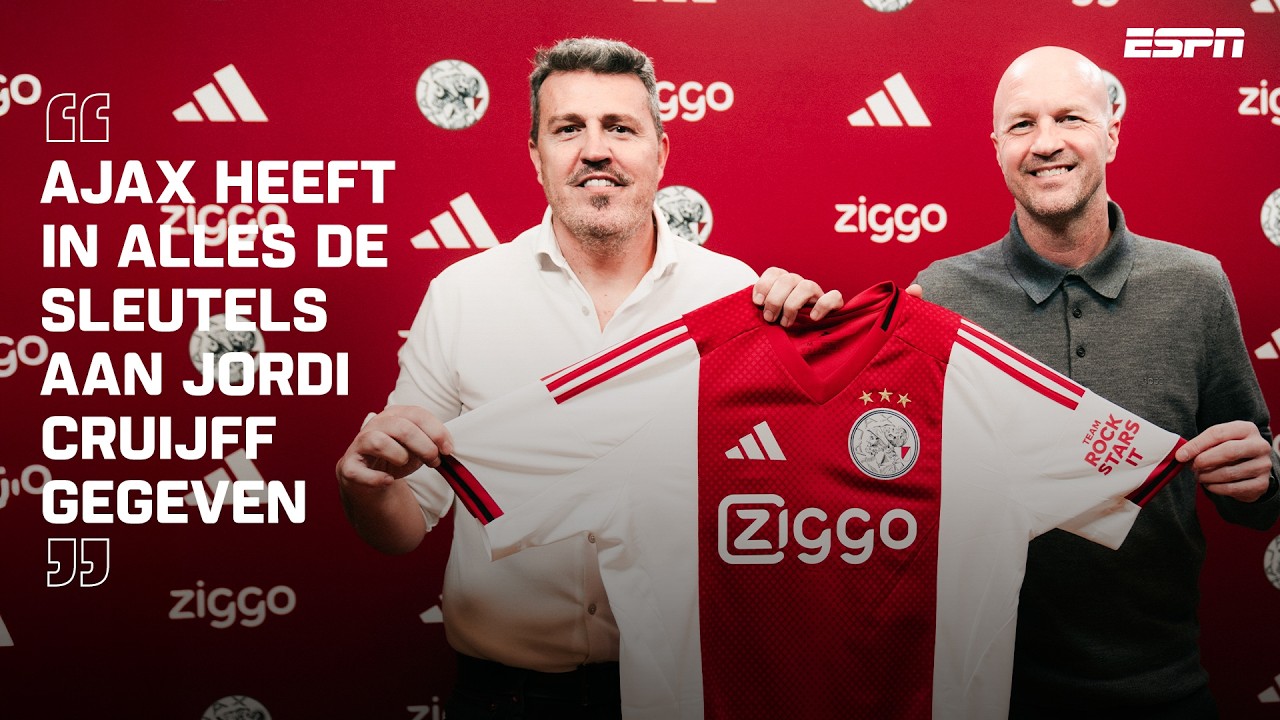 JORDI CRUIJFF GRIJPT DIRECT HARD IN BIJ AJAX: “Dit zijn Zuid-Europese taferelen” 🧐