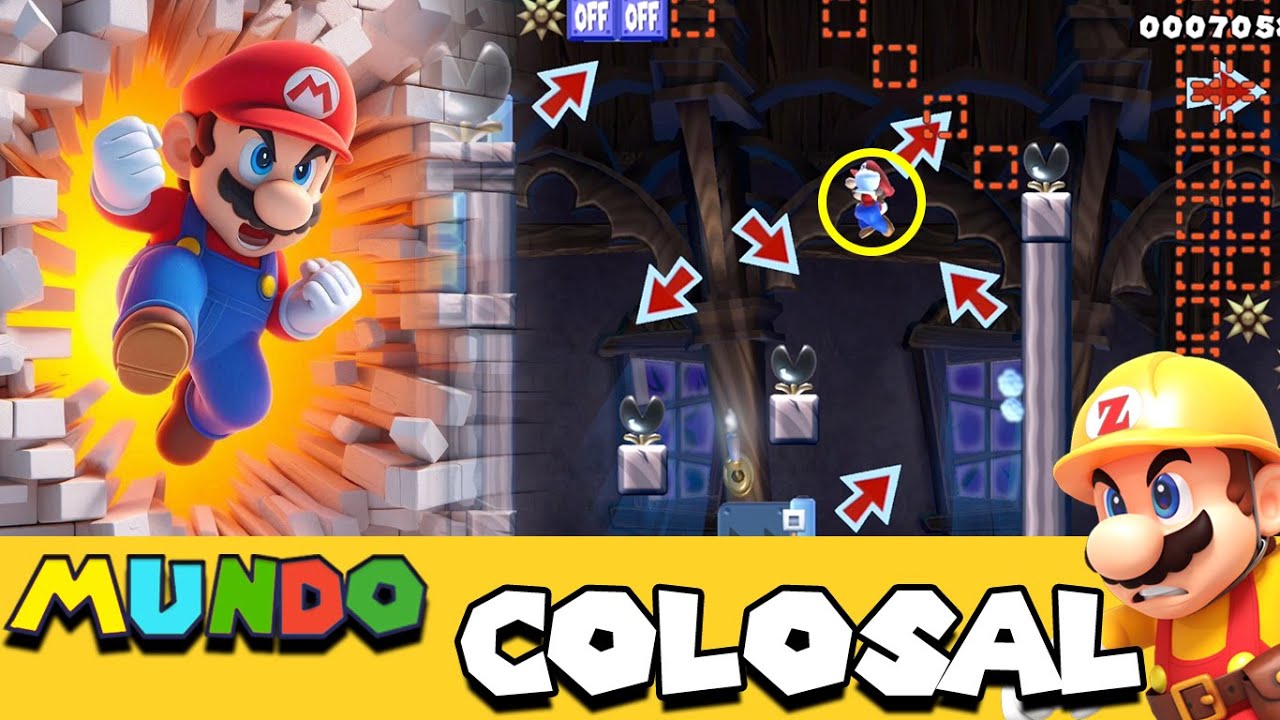 Cuando Solo hay PAREDES para Avanzar!!! (WALL JUMP) | SUPER MUNDO COLOSAL - SMM2 - ZetaSSJ