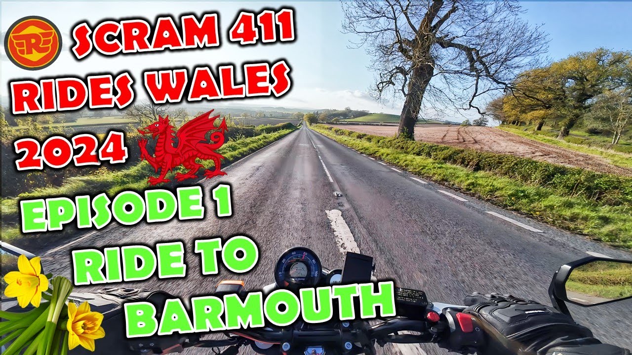 Royal Enfield Scram 411 Rides Wales 2024 | Ride to Barmouth
