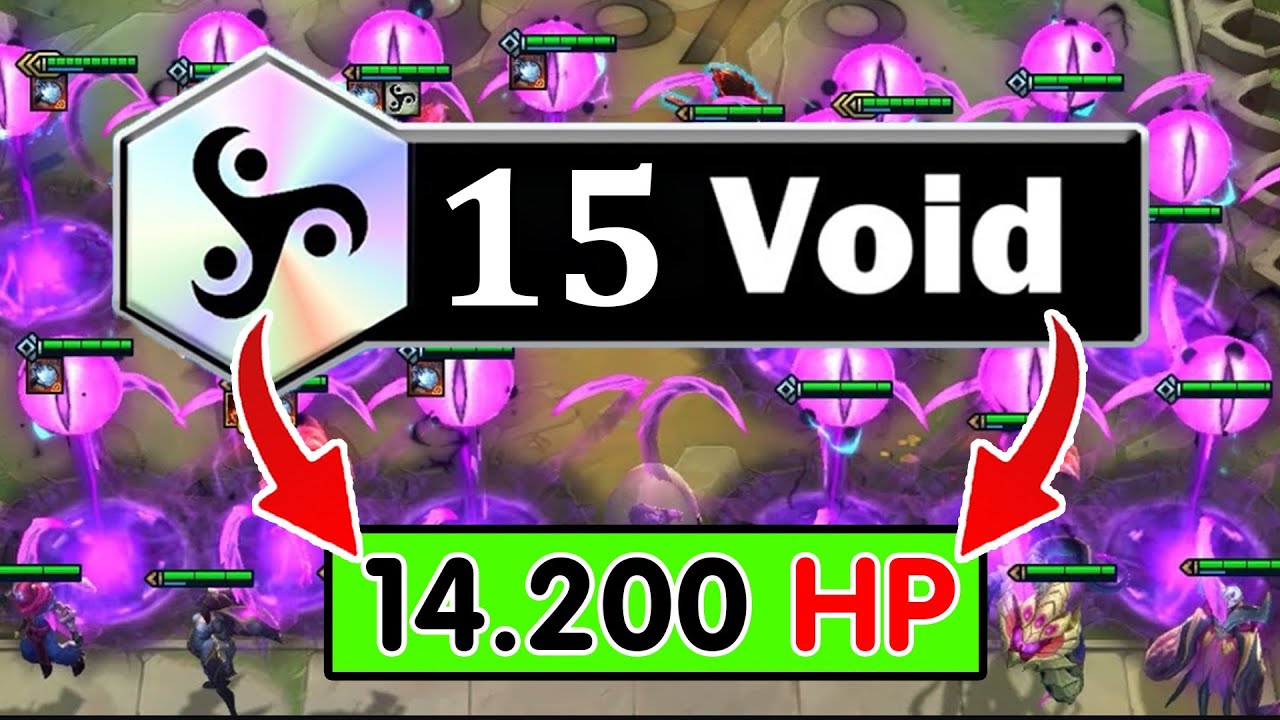 *World Record* 15 Void = 14.200 HP x34⭐!!! The craziest BARON in TFT History !?
