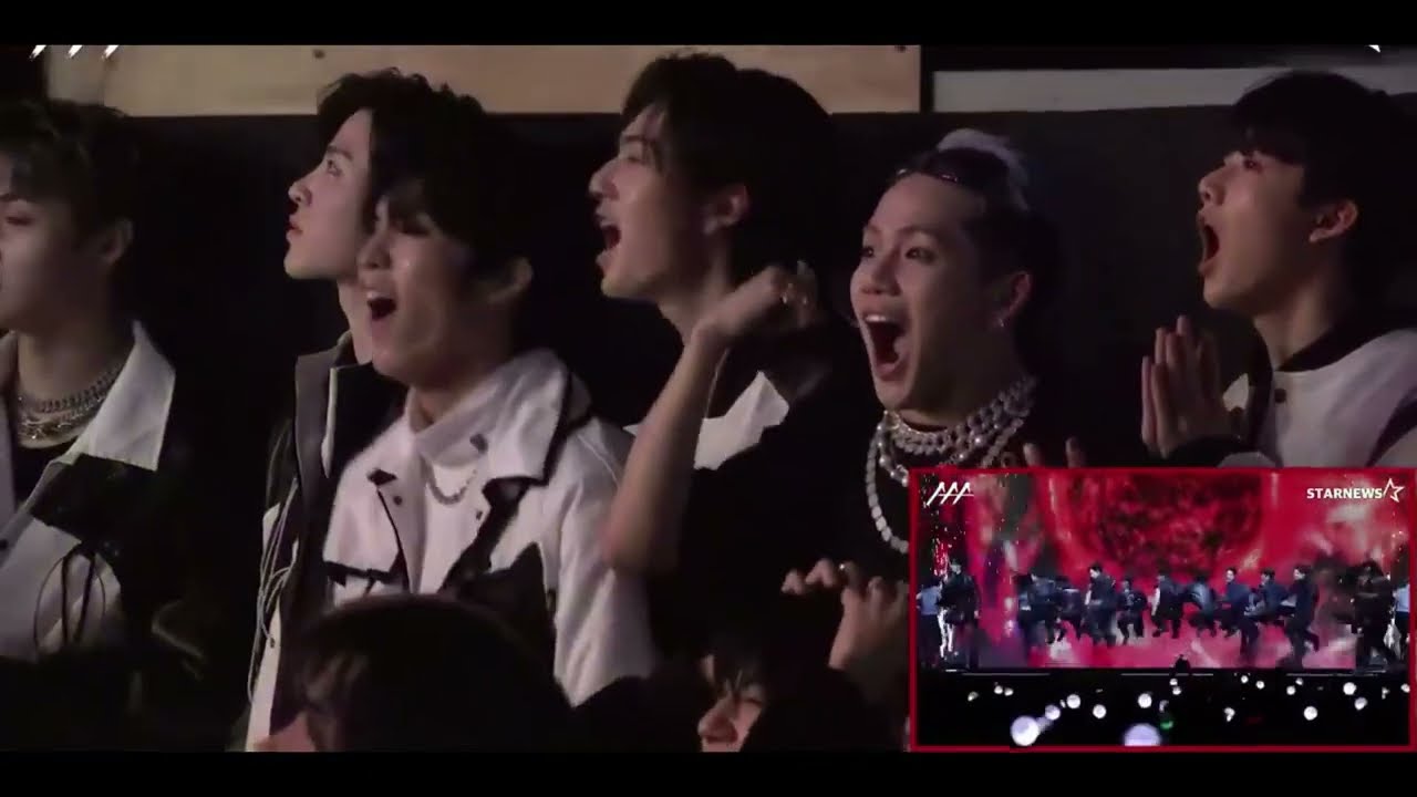 TREASURE REACT TO SEVENTEEN AAA (asia artist awards) 2022 performance/stage #kpop