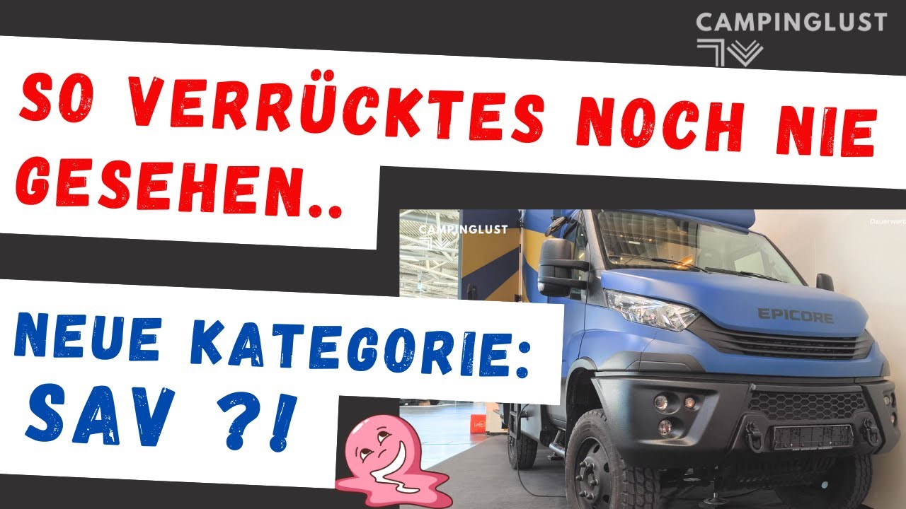 🔥Verrückt. Wild. Größte Dusche? Neue Kategorie SAV? Action Reisemobil für Sportler und Abenteuer