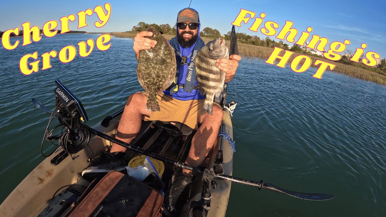 Incoming Tide Produces BIG Fish in Cherry Grove South Carolina