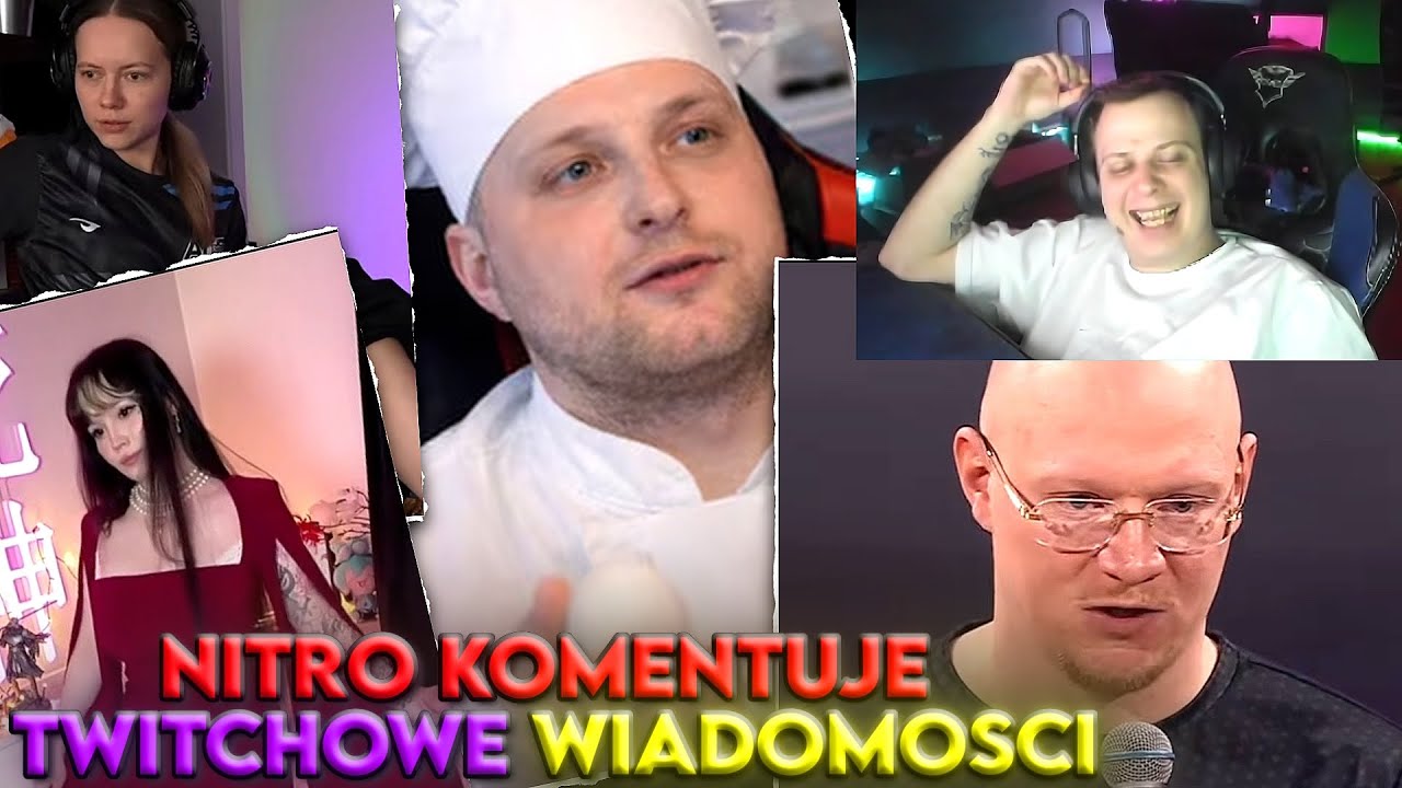 NITRO OSTRO KOMENTUJE TWITCHOWE NEWSY | DRAMA MAMONA, RYBSON BAN