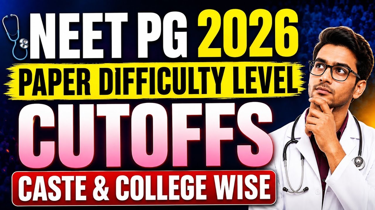 NEET PG 2026 Paper Difficulty Level & Expected Cutoffs - Complete Analysis #neetpg 