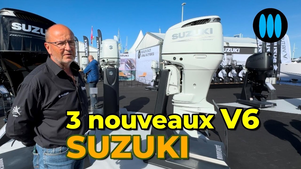 Bateaux à moteur - 3 nouveaux moteurs V6 hors-bord chez Suzuki Marine