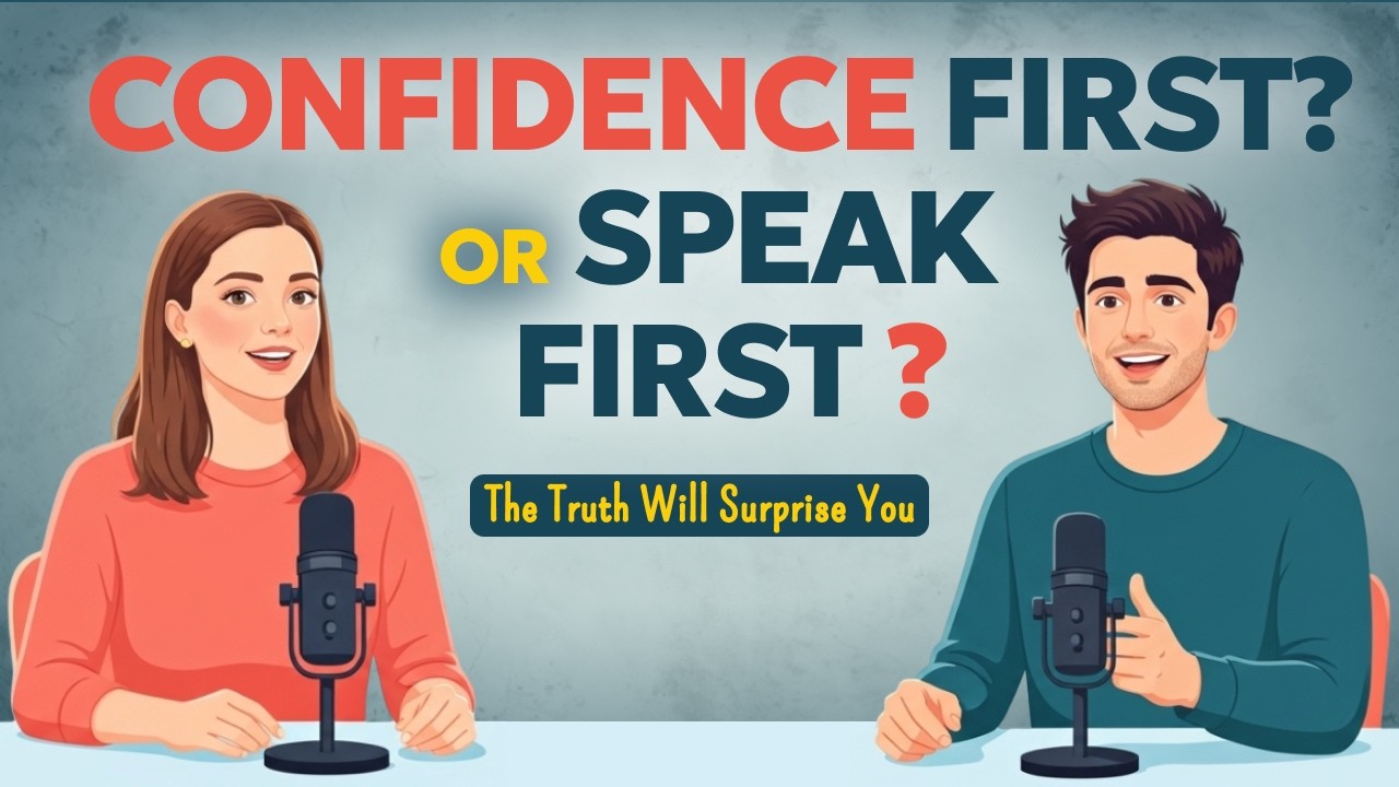 Stop Waiting to Feel Confident — Just Speak English Now | English Debate Podcast on Confidence