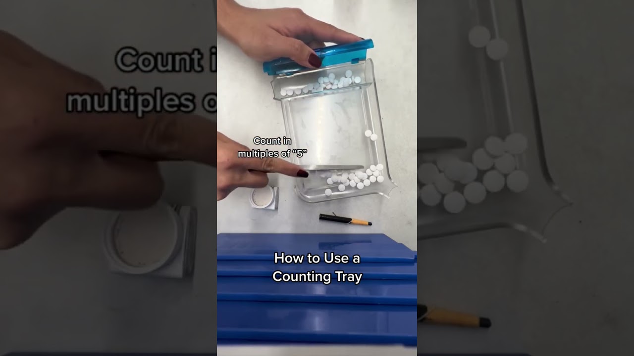 Count &lsquo;em #asmr #pharmacy #shorts #pharmacytechnician