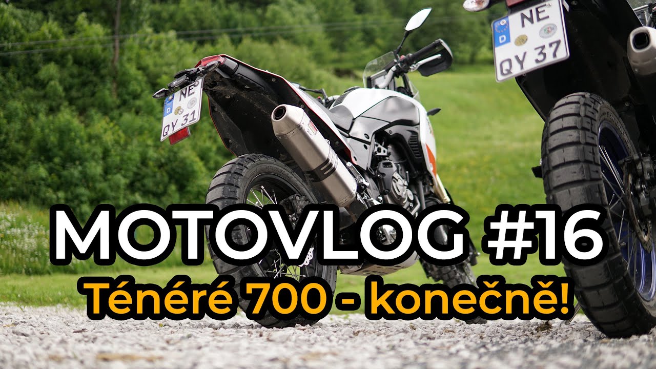 MOTOVLOG #16 Yamaha Ténéré 700 konečně! Přesedlám z DRZ? 🤔