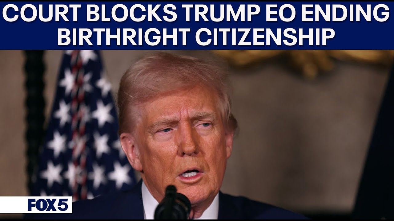 Court blocks President Donald Trump's Executive Order ending birthright citizenship | DC News Today
